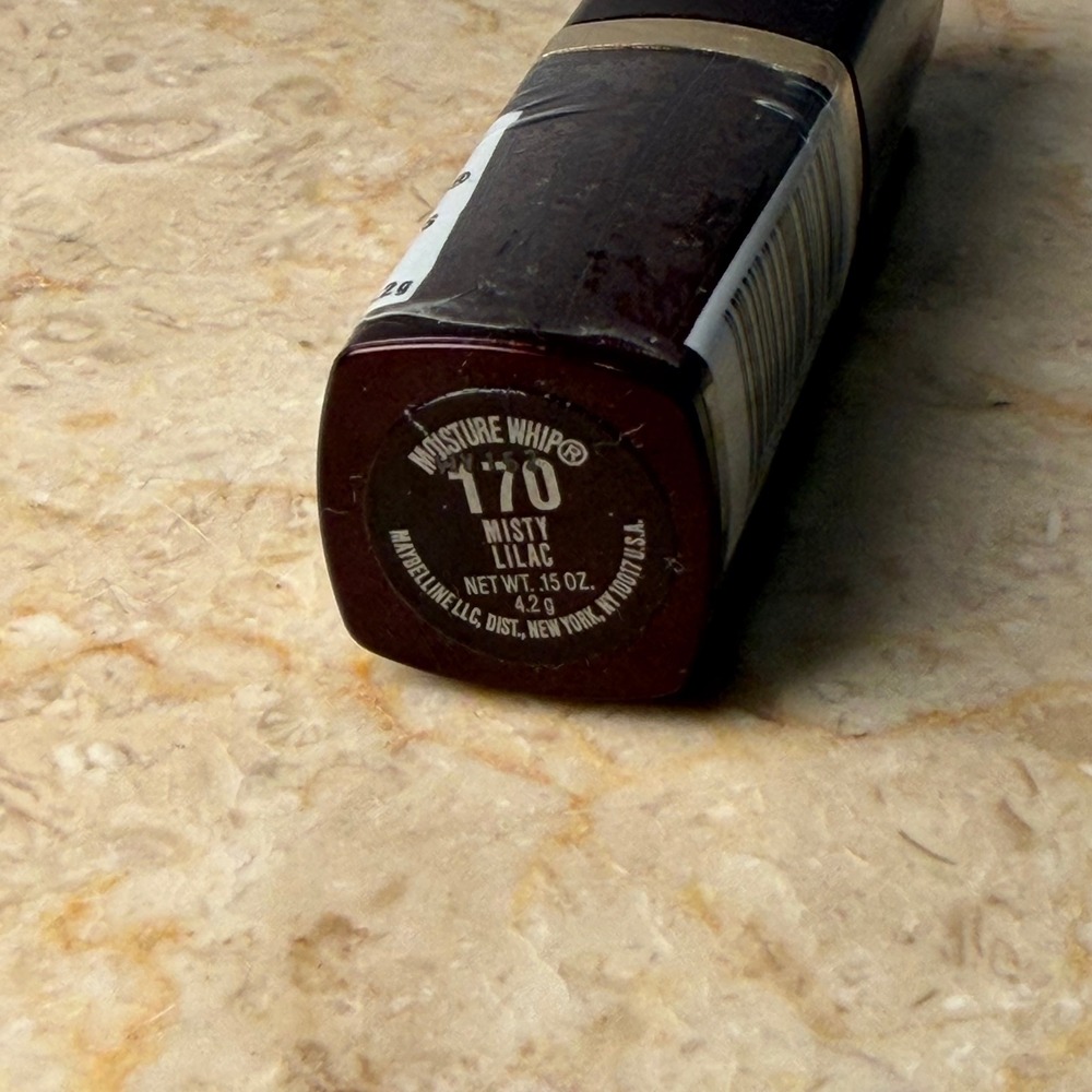 Maybelline Moisture Whip Lipstick 170 Misty Lilac 0.15oz Pink Shimmer Vintage - Picture 3 of 4